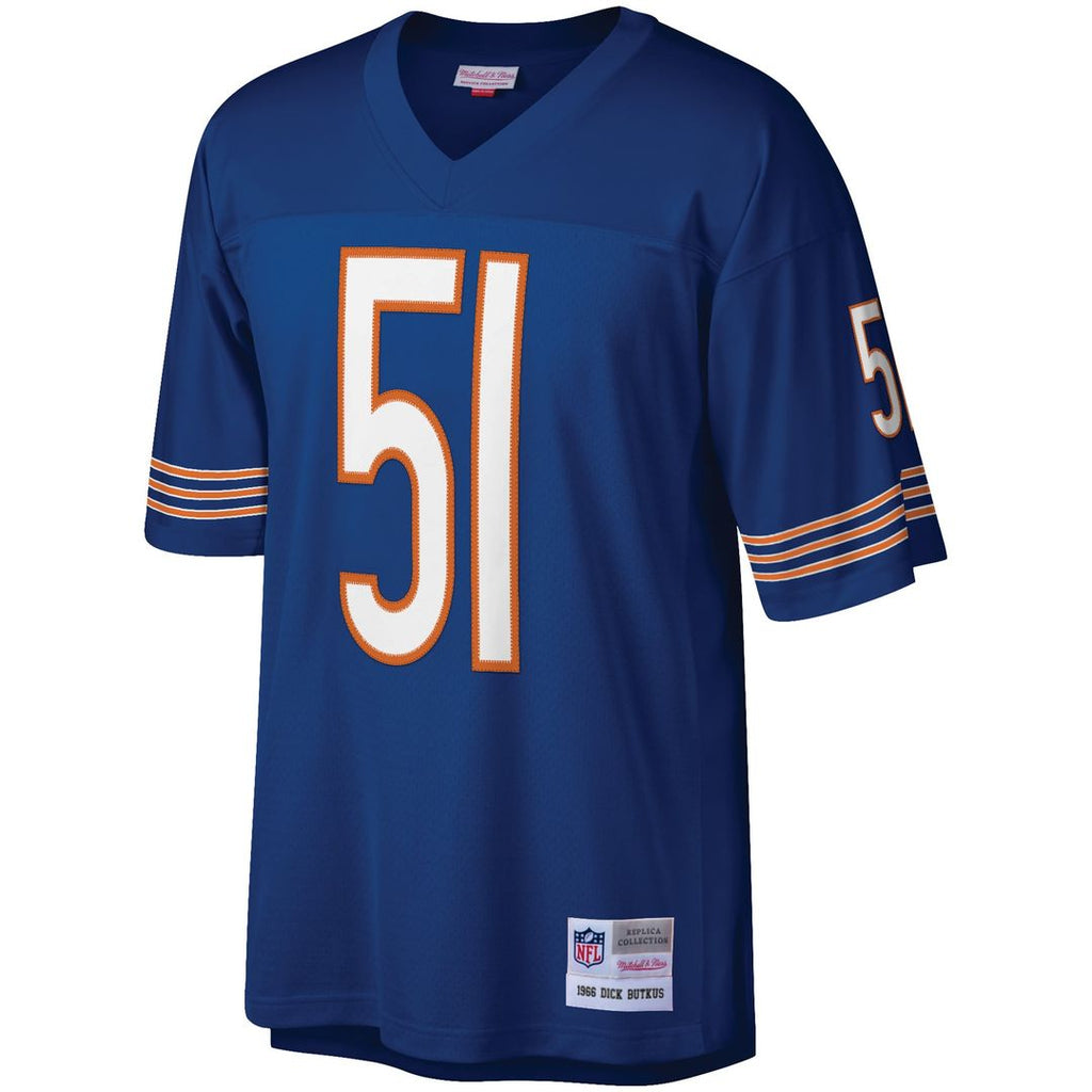 Chicago Bears Dick Butkus Mitchell & Ness Retired Player Legacy Replica Jersey - Navy