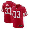 San Francisco 49ers Siran Neal Nike Team Game Jersey - Scarlet