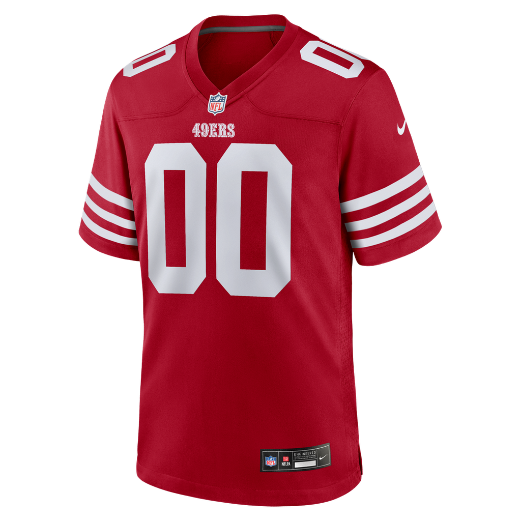 San Francisco 49ers Nike 80th Anniversary Alternate Custom Game Jersey - Scarlet