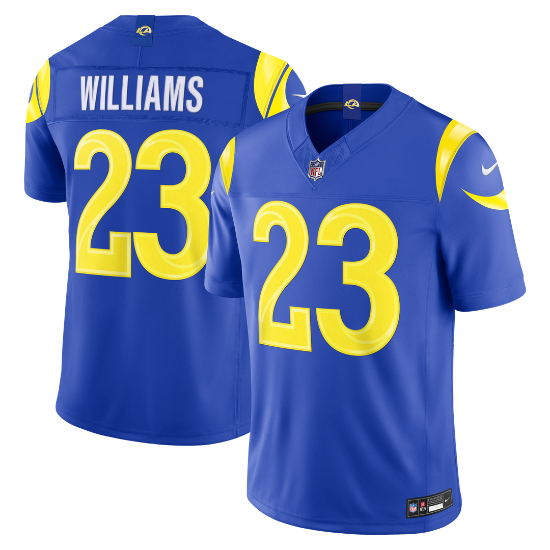 Los Angeles Rams Kyren Williams Nike Team Vapor F.U.S.E. Stitched Limited Jersey - Royal