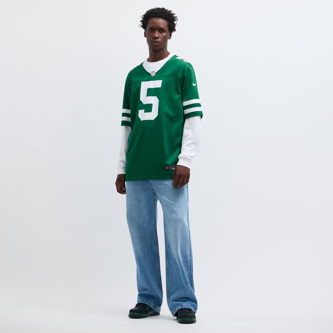 New York Jets Garrett Wilson Nike Game Jersey - Legacy Green
