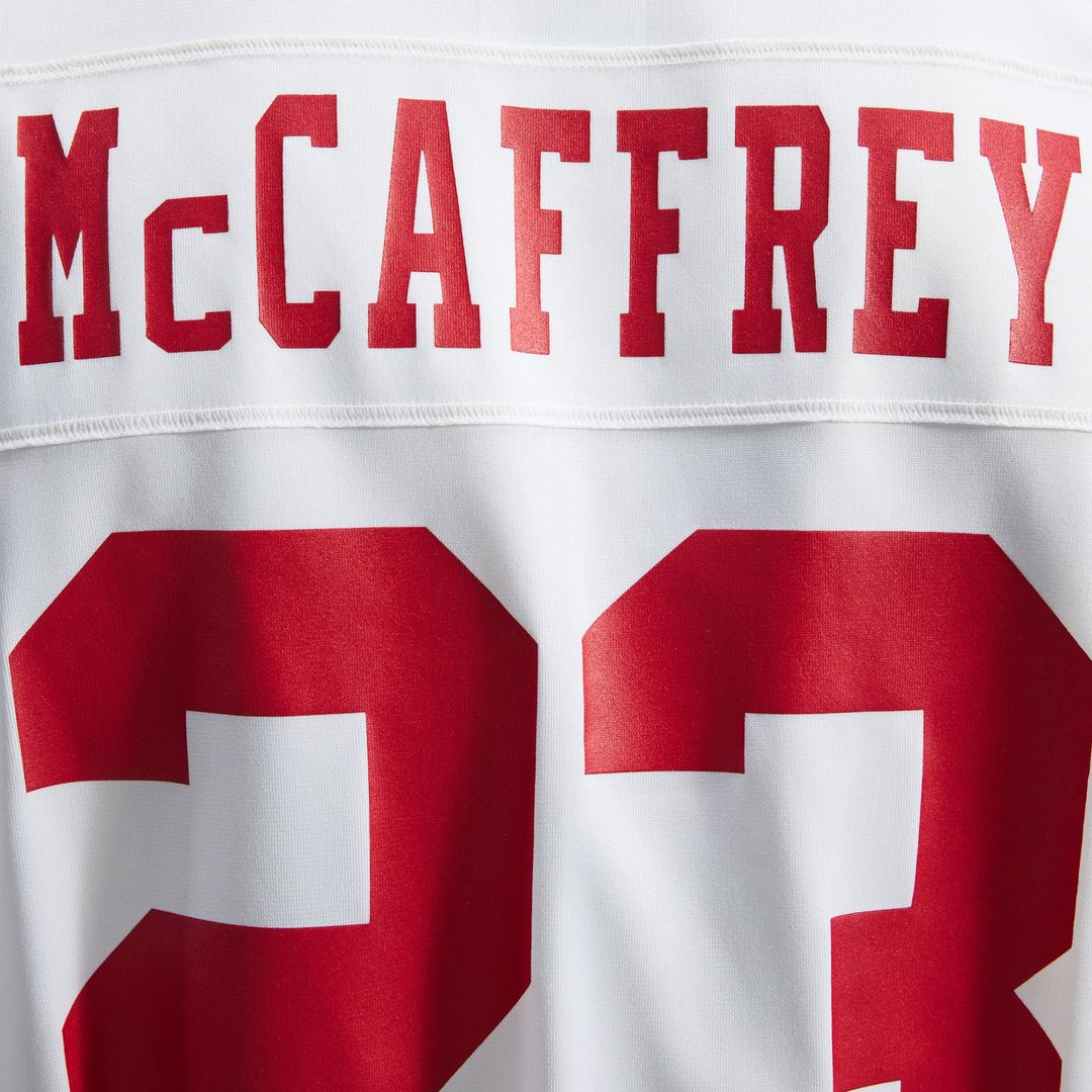 San Francisco 49ers Christian McCaffrey Nike Game Player Jersey - White