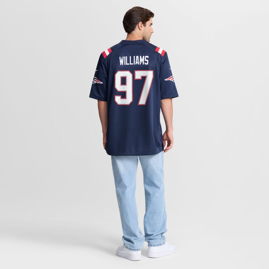New England Patriots Milton Williams Nike Team Game Jersey - Navy
