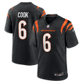 Cincinnati Bengals Bryan Cook Nike Team Game Jersey - Black