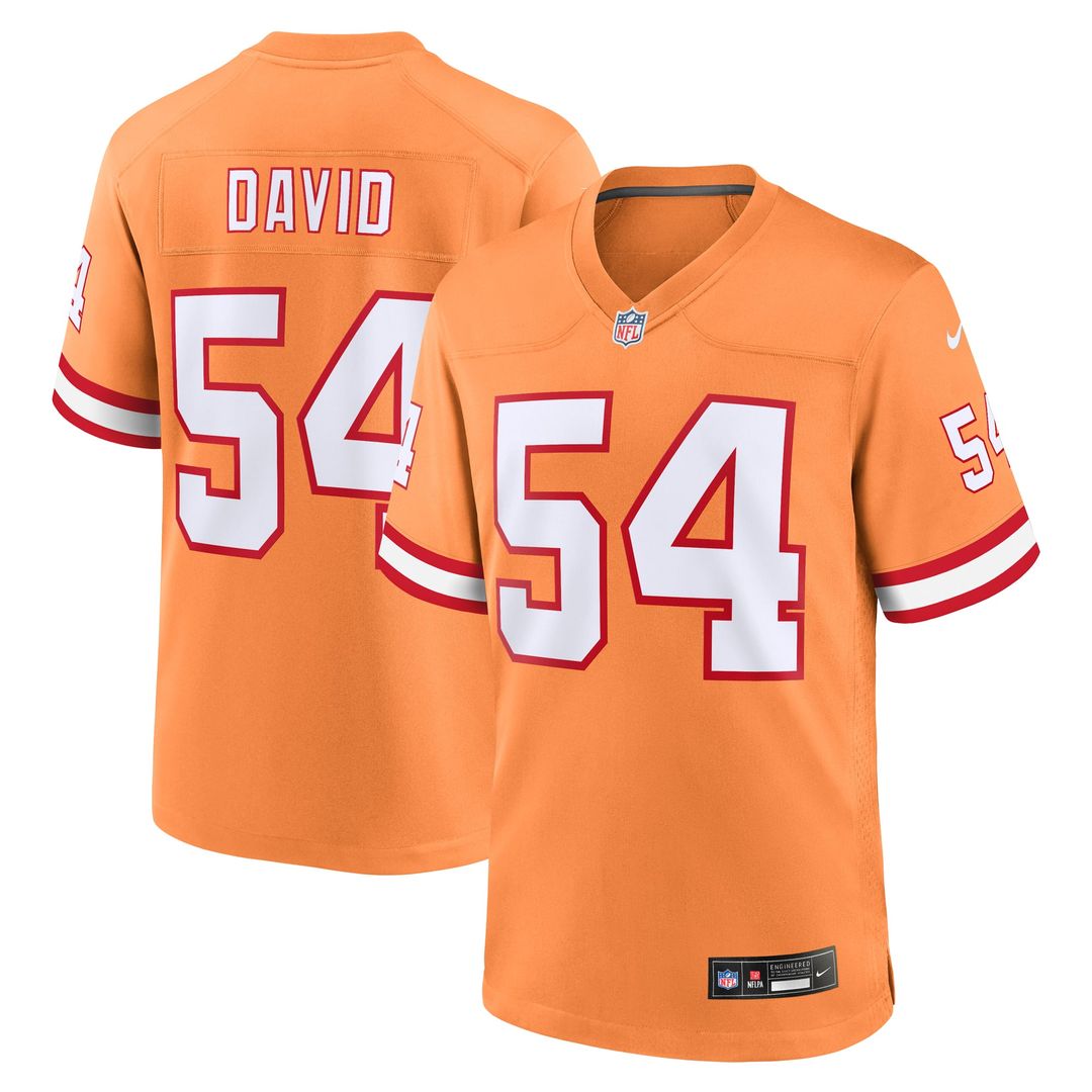 Tampa Bay Buccaneers Lavonte David Nike Throwback Game Jersey - Orange