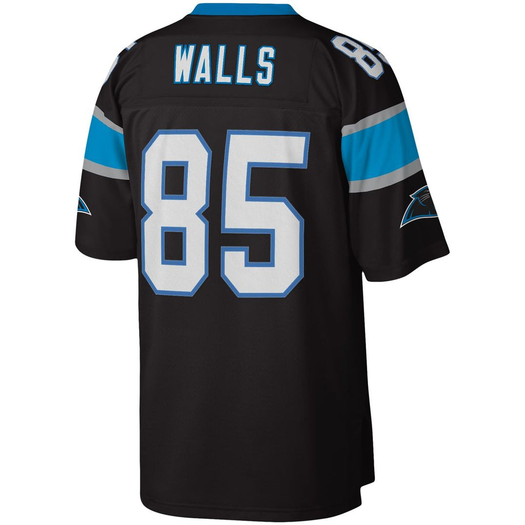 Carolina Panthers Wesley Walls Mitchell & Ness Legacy Replica Jersey - Black