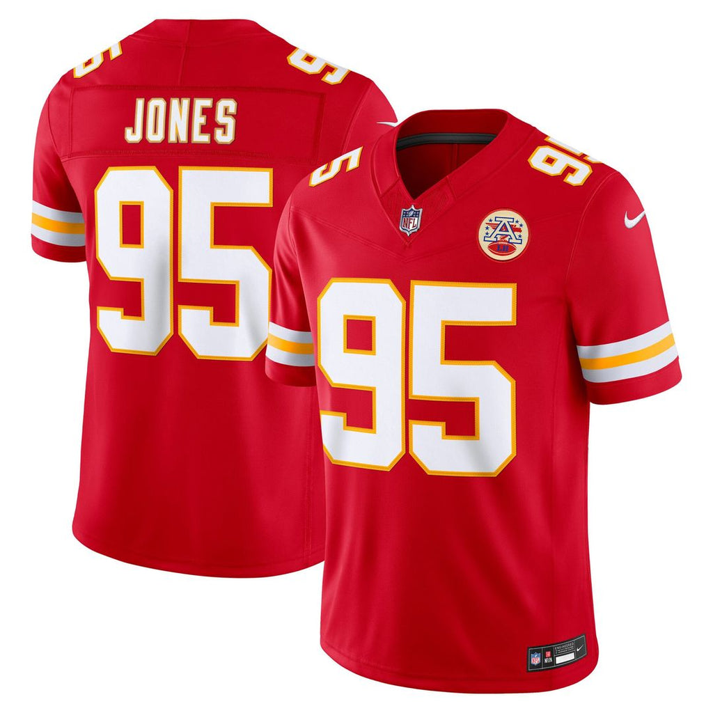 Kansas City Chiefs Chris Jones Nike Team Vapor F.U.S.E. Stitched Limited Jersey - Red