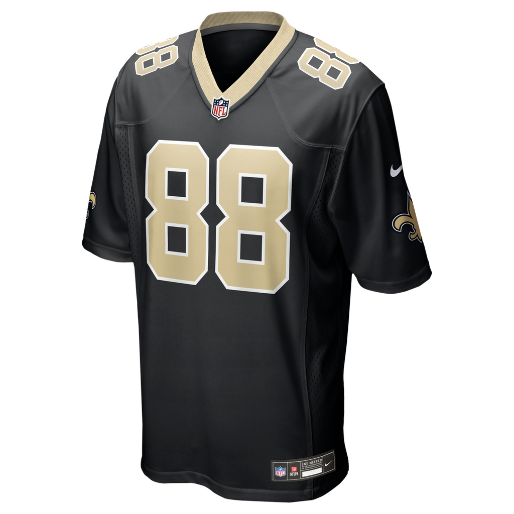 New Orleans Saints Shaquan Davis Nike Game Jersey - Black