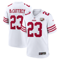 San Francisco 49ers Christian McCaffrey Nike 80th Anniversary Game Jersey - White