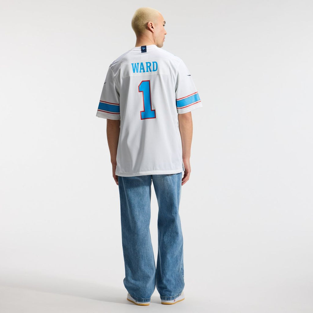 Tennessee Titans Cameron Ward Nike Game Jersey - Light Blue