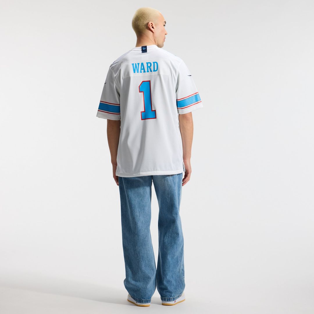 Tennessee Titans Cameron Ward Nike Game Jersey - Light Blue