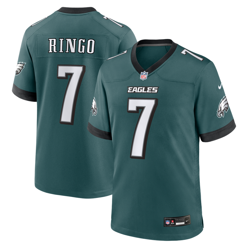 Philadelphia Eagles Kelee Ringo Nike Team Game Jersey - Midnight Green