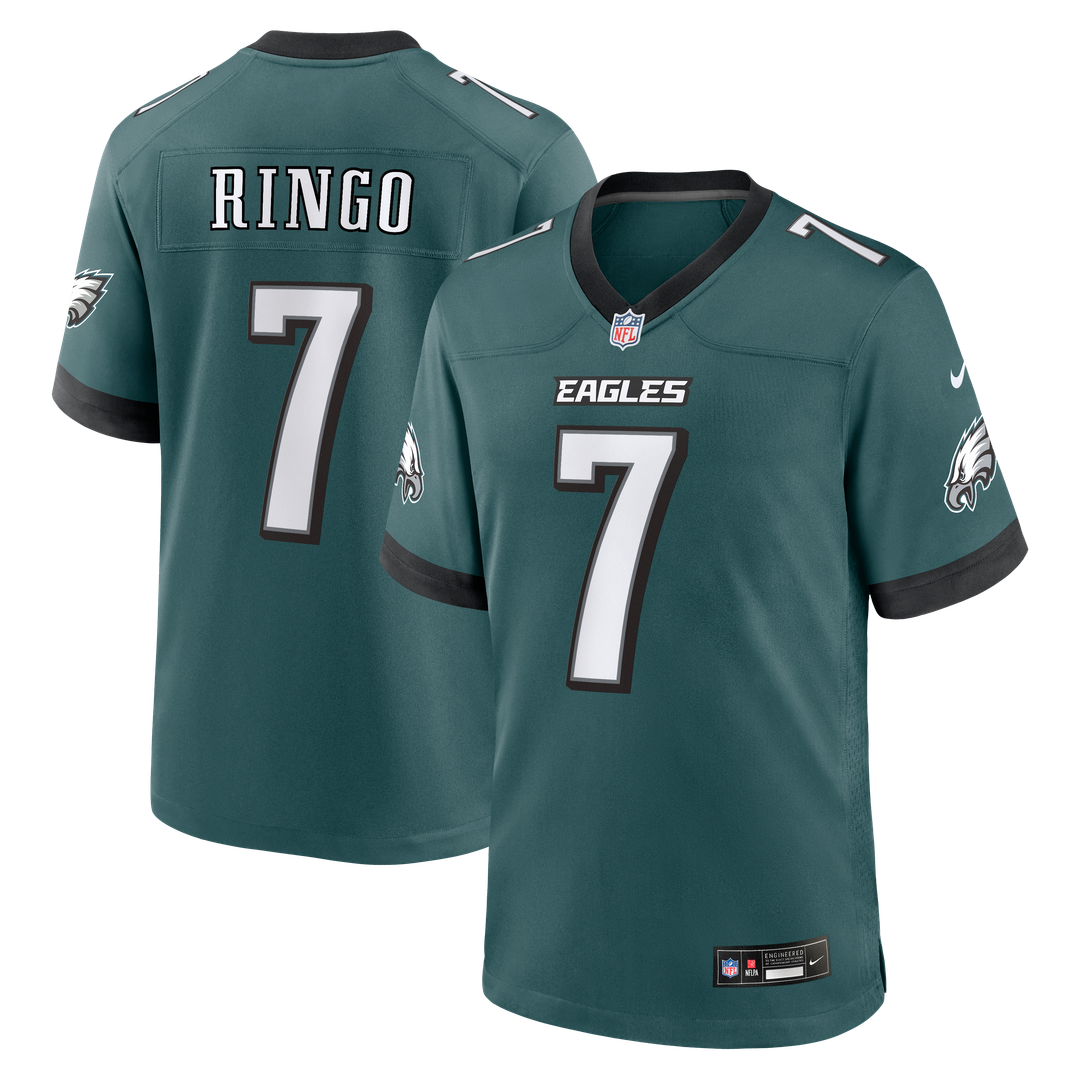 Philadelphia Eagles Kelee Ringo Nike Team Game Jersey - Midnight Green