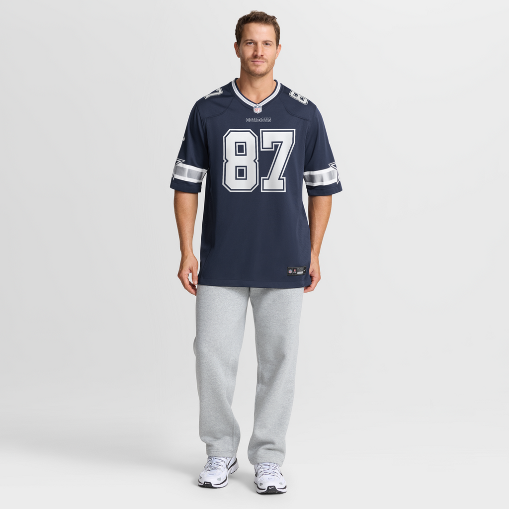 Dallas Cowboys Jake Ferguson Nike Team Game Jersey - Navy