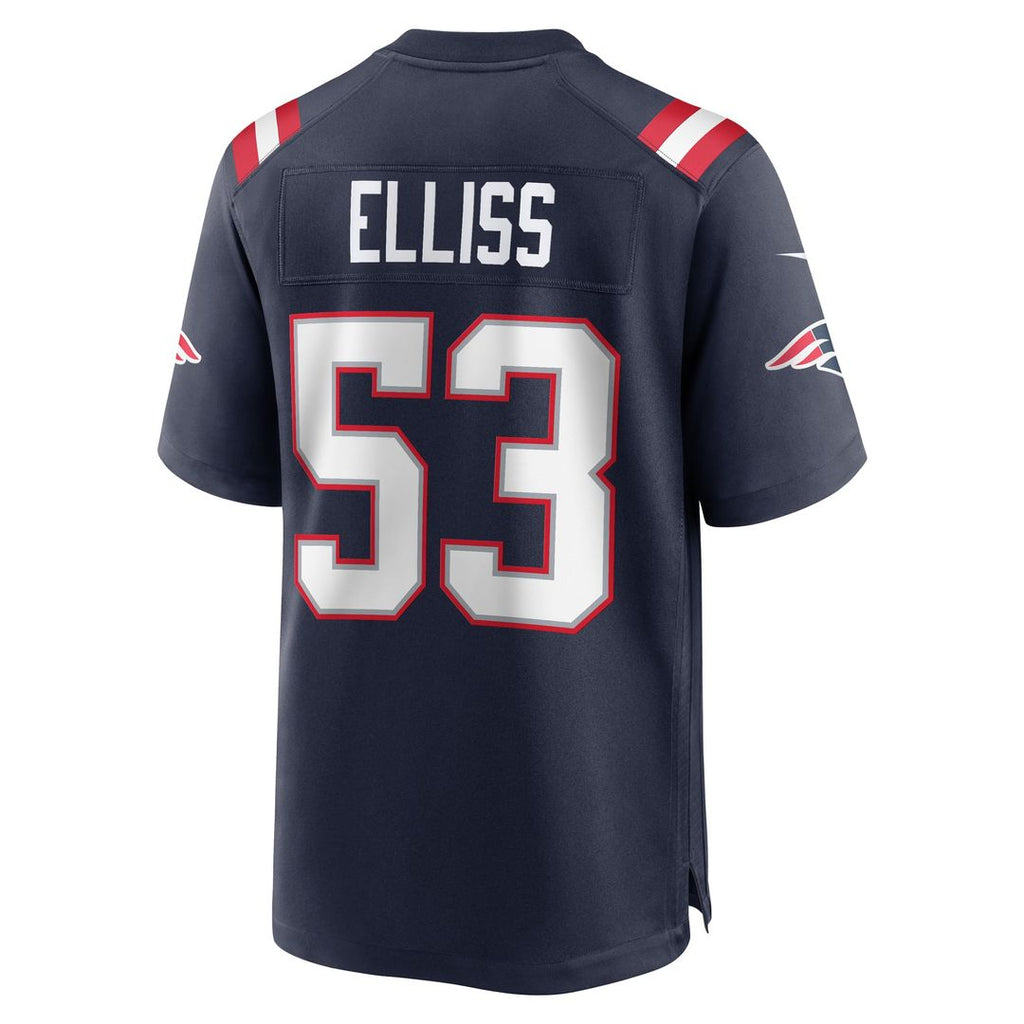 New England Patriots Christian Elliss Nike Game Jersey - Navy