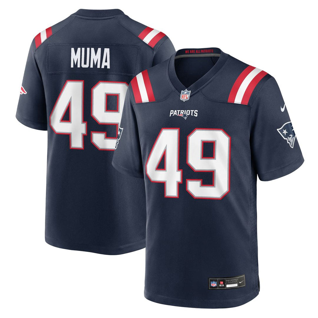 New England Patriots Chad Muma Nike Team Game Jersey - Navy