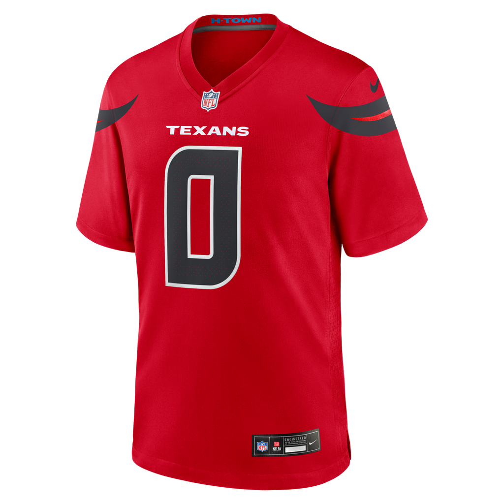 Houston Texans Azeez Al-Shaair Nike Alternate Game Jersey - Red