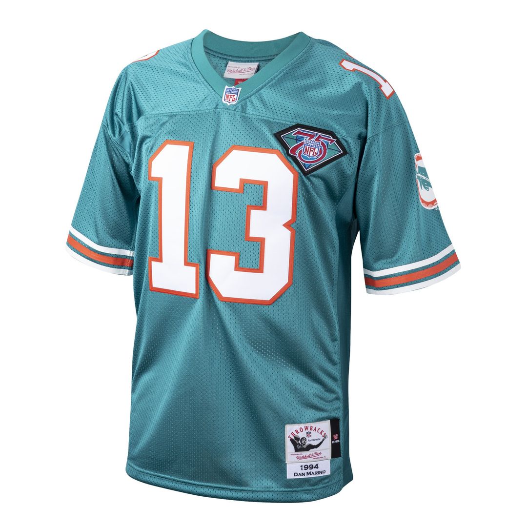 Miami Dolphins 1994 Dan Marino Mitchell & Ness Authentic Throwback Retired Player Jersey - Aqua