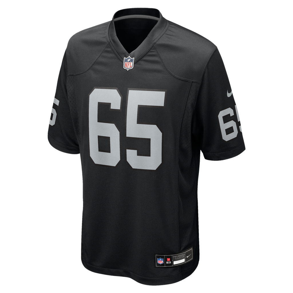 Las Vegas Raiders Tyler Linderbaum Nike Team Game Jersey - Black