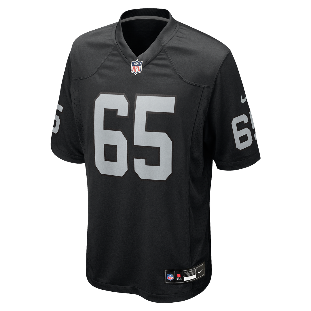 Las Vegas Raiders Tyler Linderbaum Nike Team Game Jersey - Black