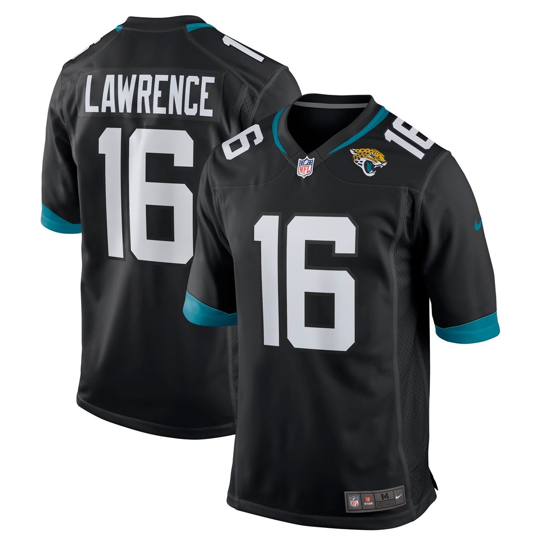 Jacksonville Jaguars Trevor Lawrence Nike Alternate Game Jersey - Black