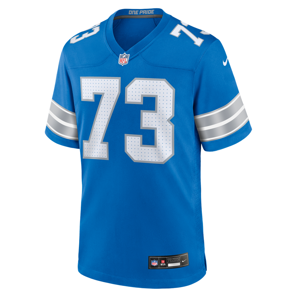 Detroit Lions Christian Mahogany Nike Team Game Jersey - Blue