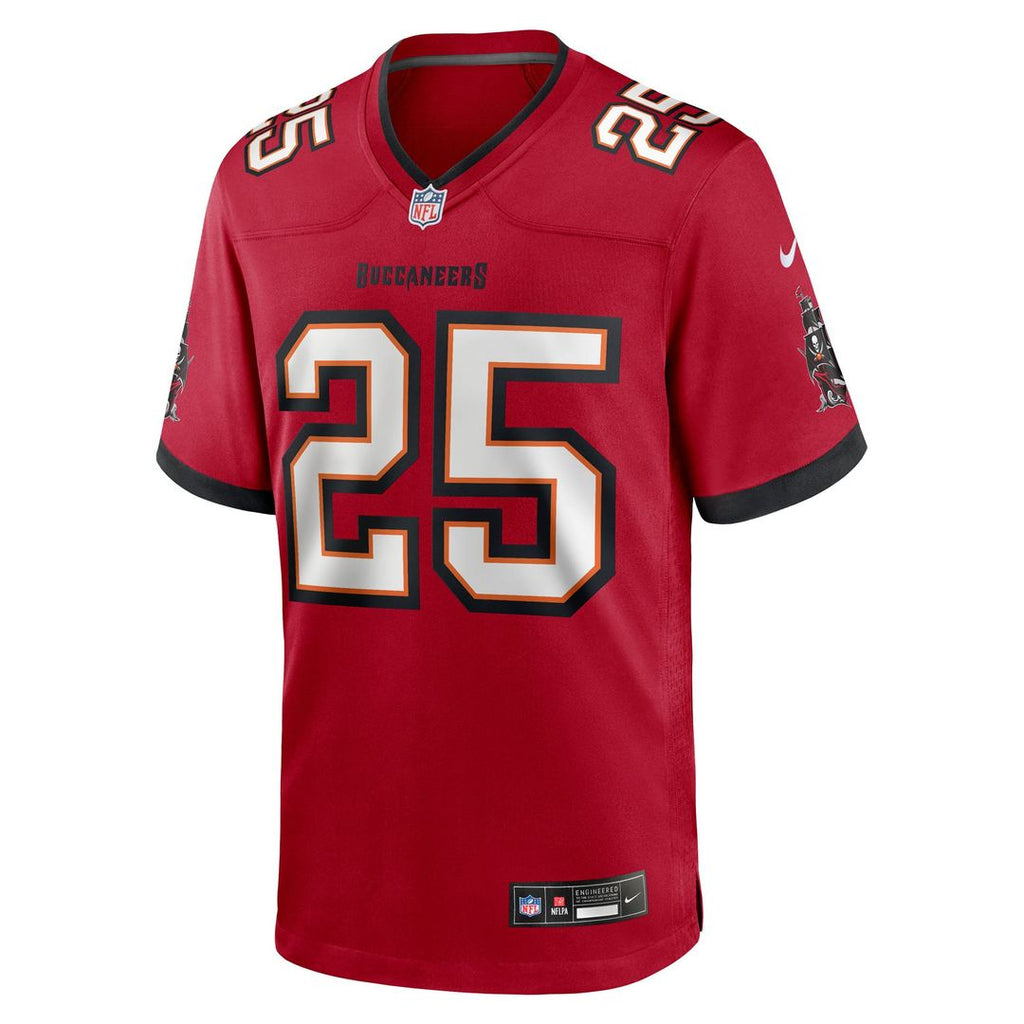 Tampa Bay Buccaneers Jacob Parrish Nike Team Game Jersey - Red