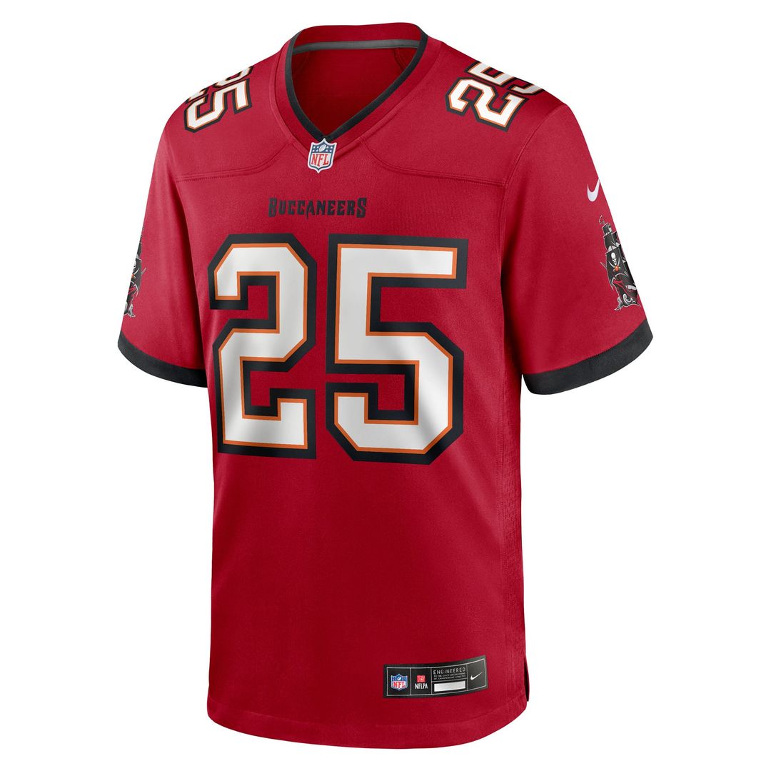Tampa Bay Buccaneers Jacob Parrish Nike Team Game Jersey - Red