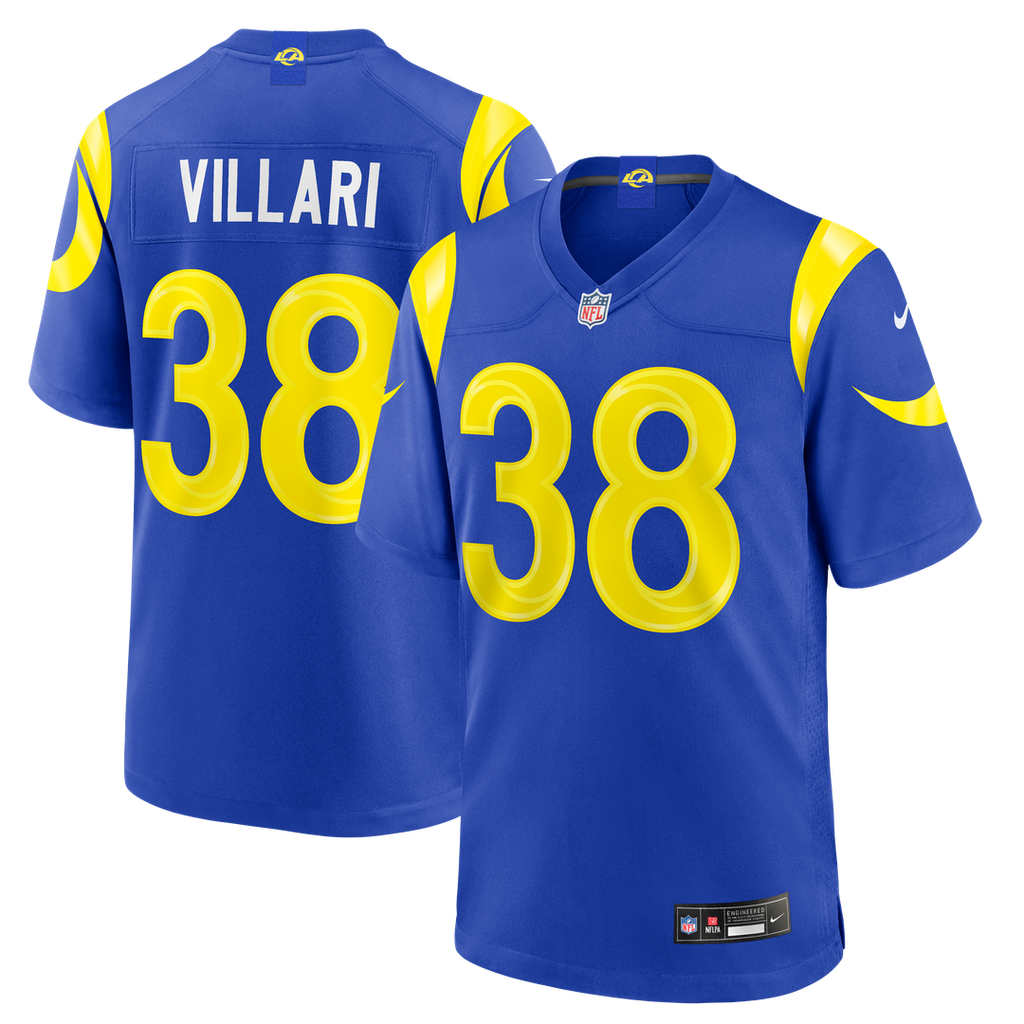 Los Angeles Rams Dan Villari Nike Game Jersey - Royal