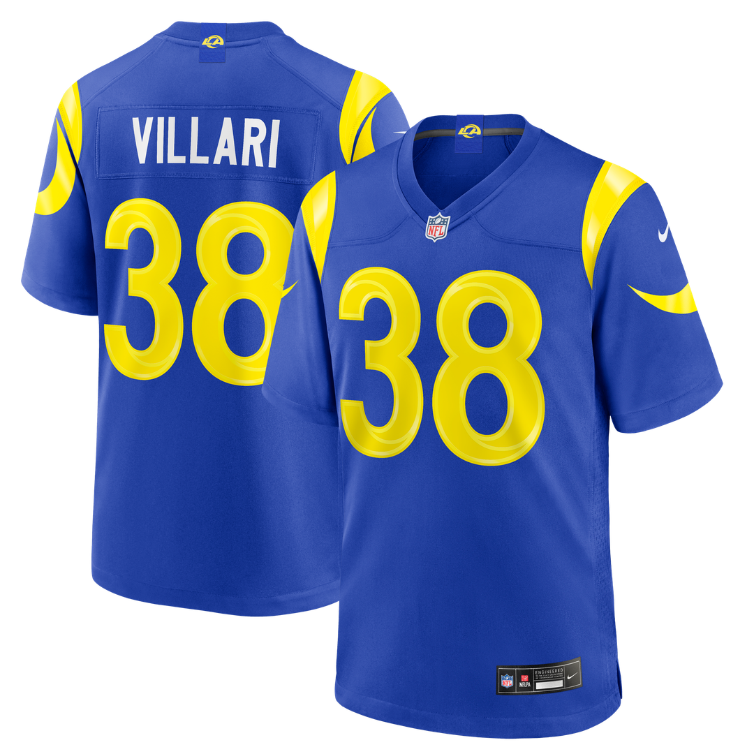 Los Angeles Rams Dan Villari Nike Game Jersey - Royal