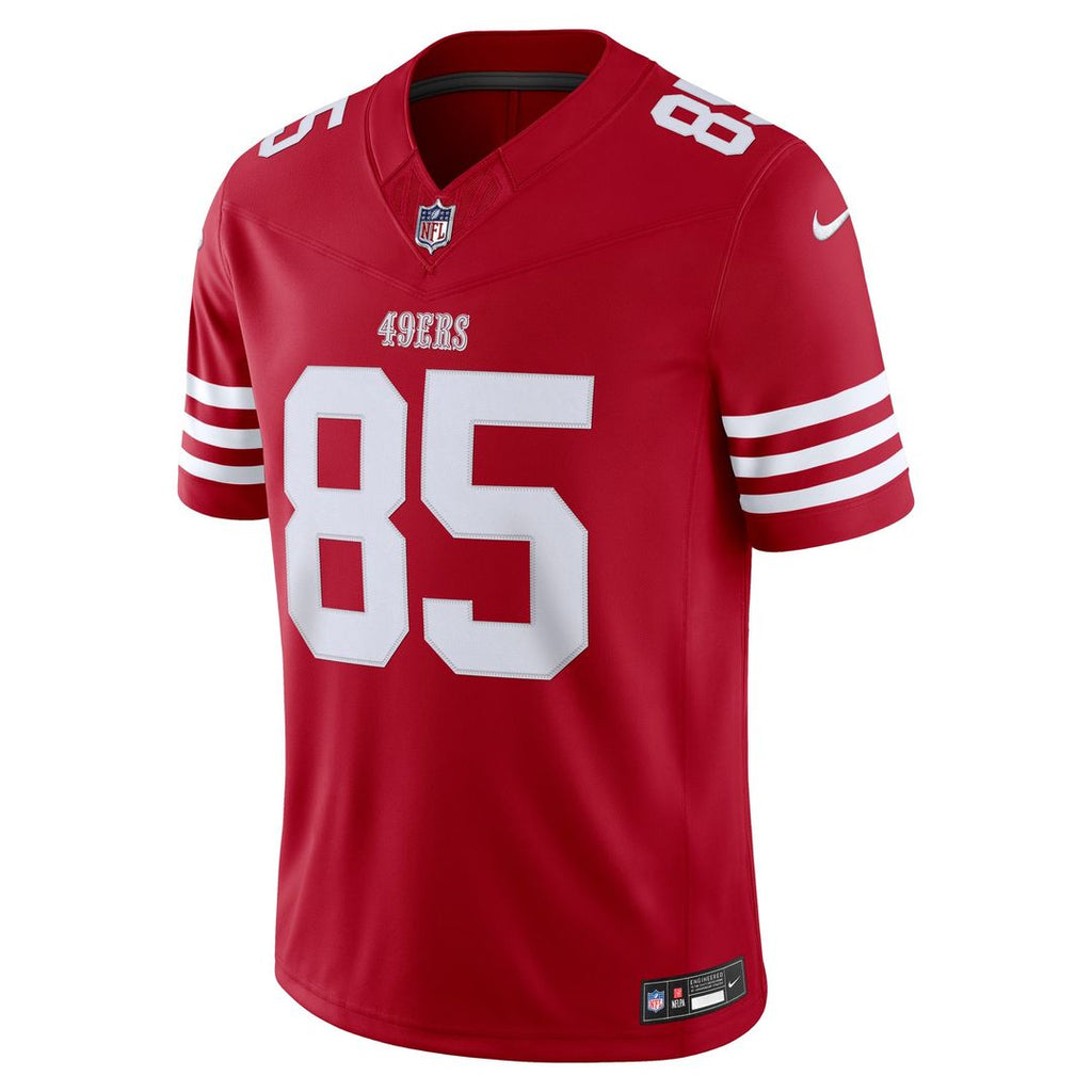 San Francisco 49ers George Kittle Nike Alternate Vapor F.U.S.E. Stitched Limited Jersey - White
