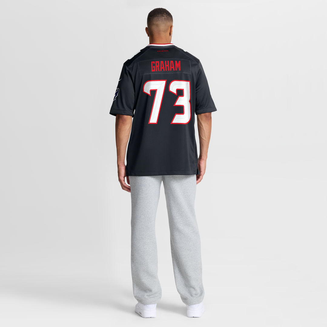 Houston Texans Derrick Graham Nike Team Game Jersey - Navy