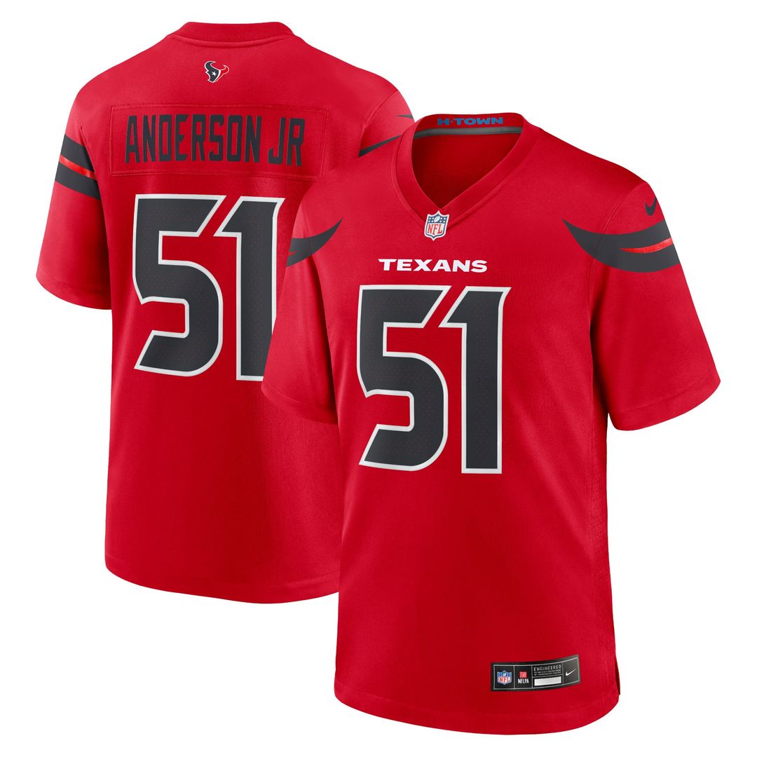 Houston Texans Will Anderson Jr. Nike Alternate Game Jersey - Red