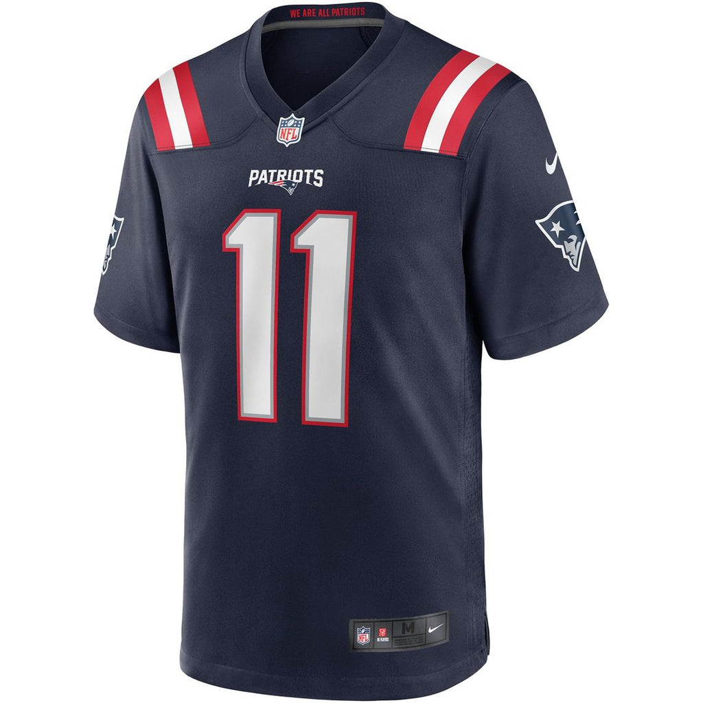New England Patriots Drew Bledsoe Nike Game Retired Player Jersey - Navy