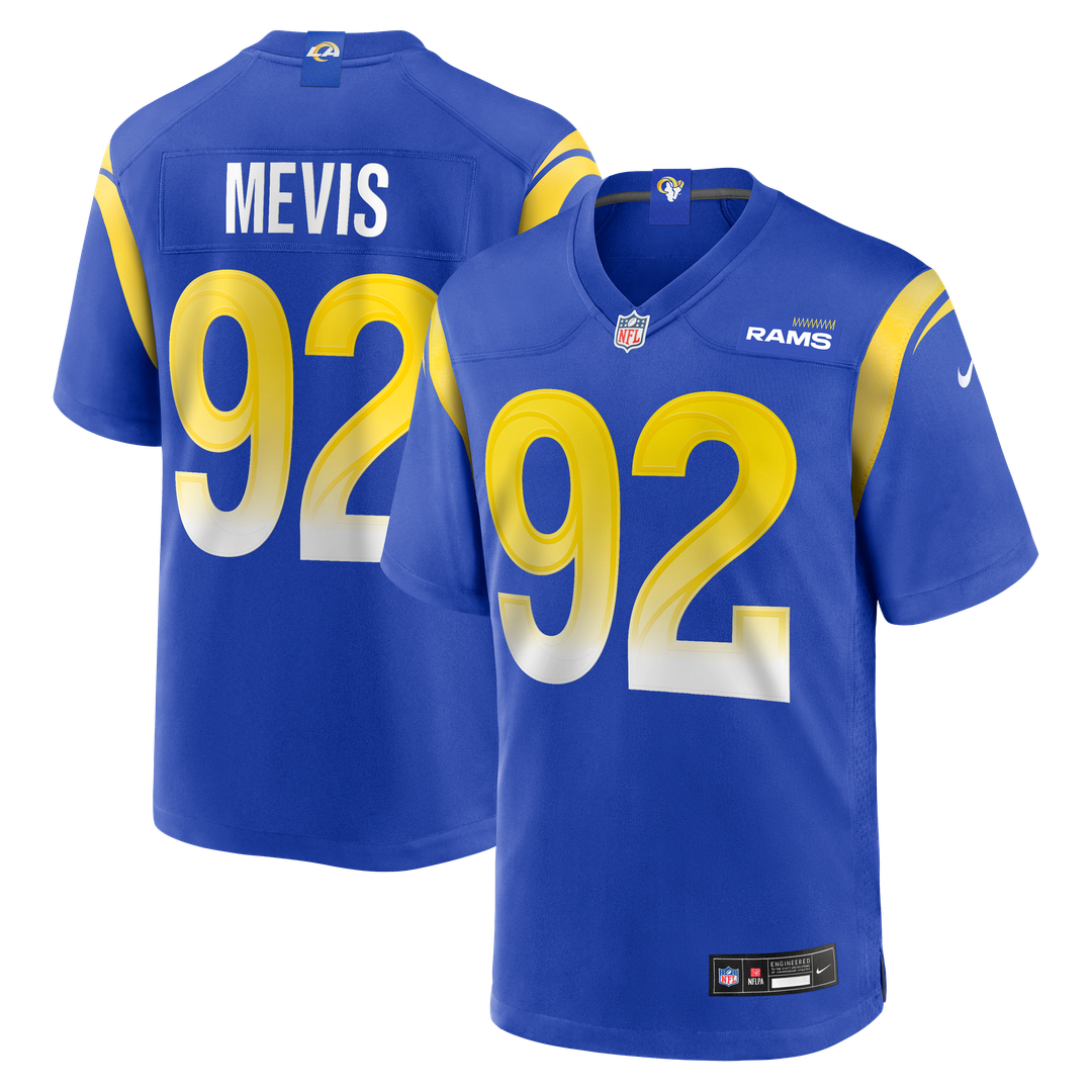 Los Angeles Rams Harrison Mevis Nike Team Game Jersey - Royal