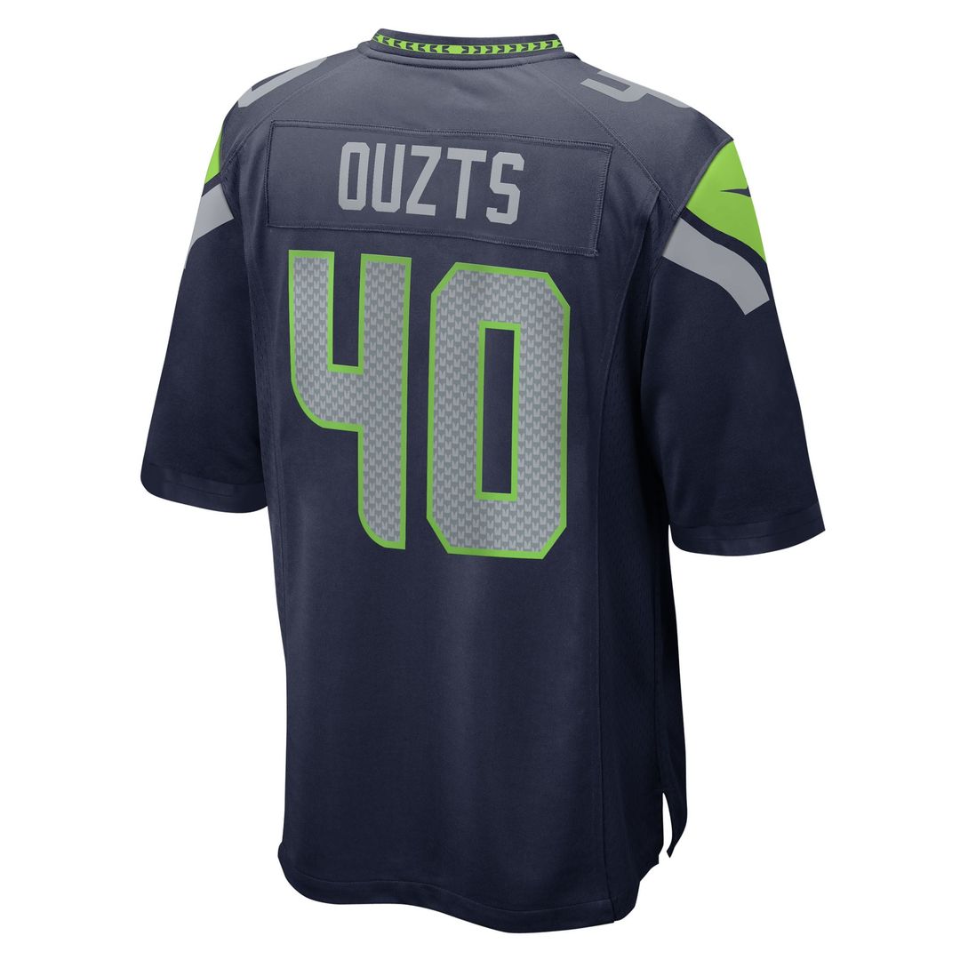 Seattle Seahawks Robbie Ouzts Nike Team Game Jersey - College Navy