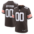 Cleveland Browns Justin Jefferson Nike Game Jersey - Brown
