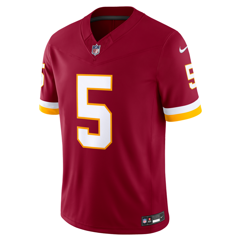 Washington Commanders Jayden Daniels Nike Team Vapor F.U.S.E. Stitched Limited Jersey - Burgundy
