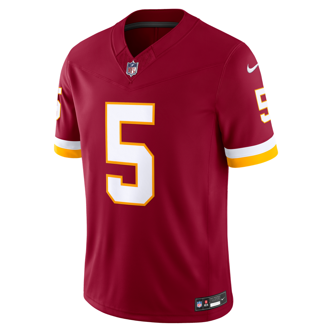 Washington Commanders Jayden Daniels Nike Team Vapor F.U.S.E. Stitched Limited Jersey - Burgundy