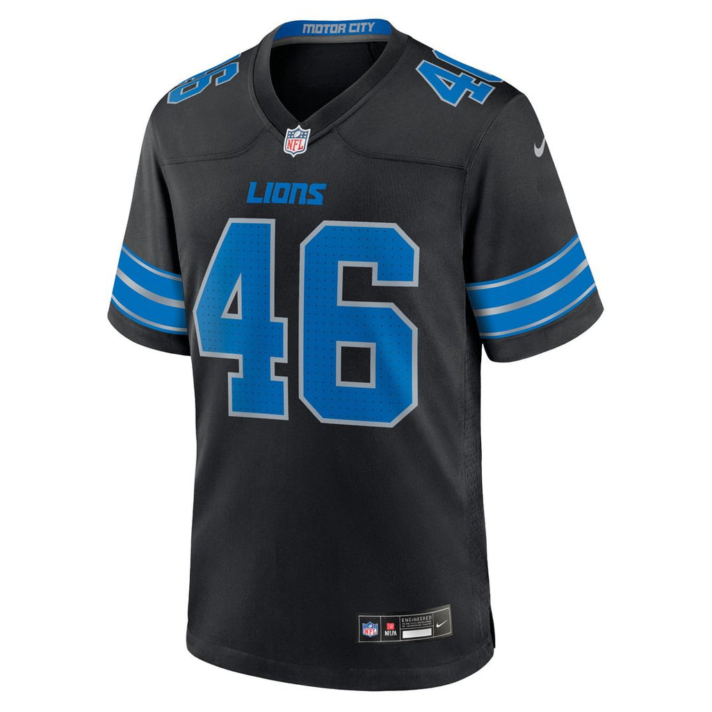 Detroit Lions Jack Campbell Nike 2nd Alternate Game Jersey - Black