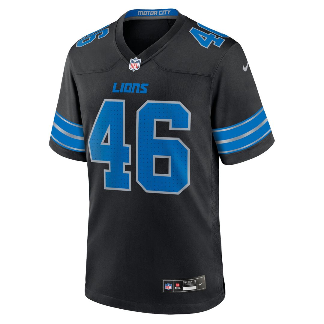 Detroit Lions Jack Campbell Nike Game Jersey - Blue