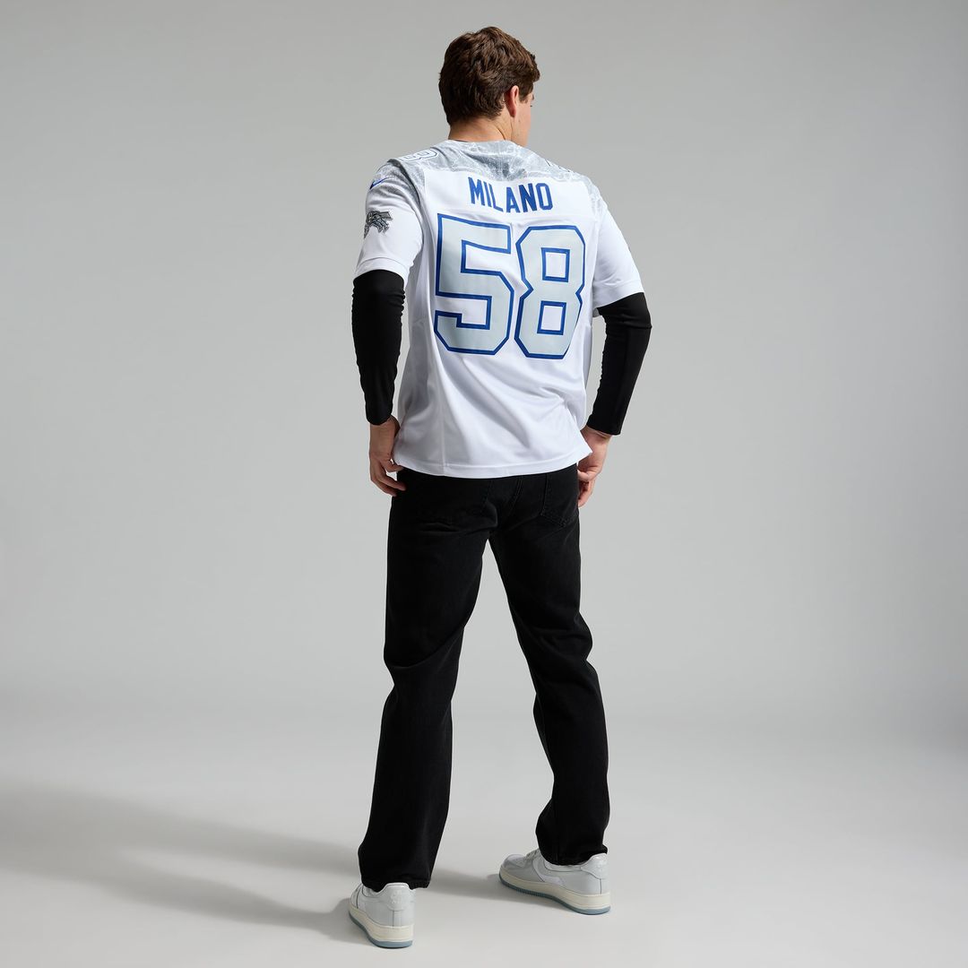 Buffalo Bills Matt Milano Nike Rivalries Collection Stitched Limited Jersey - White