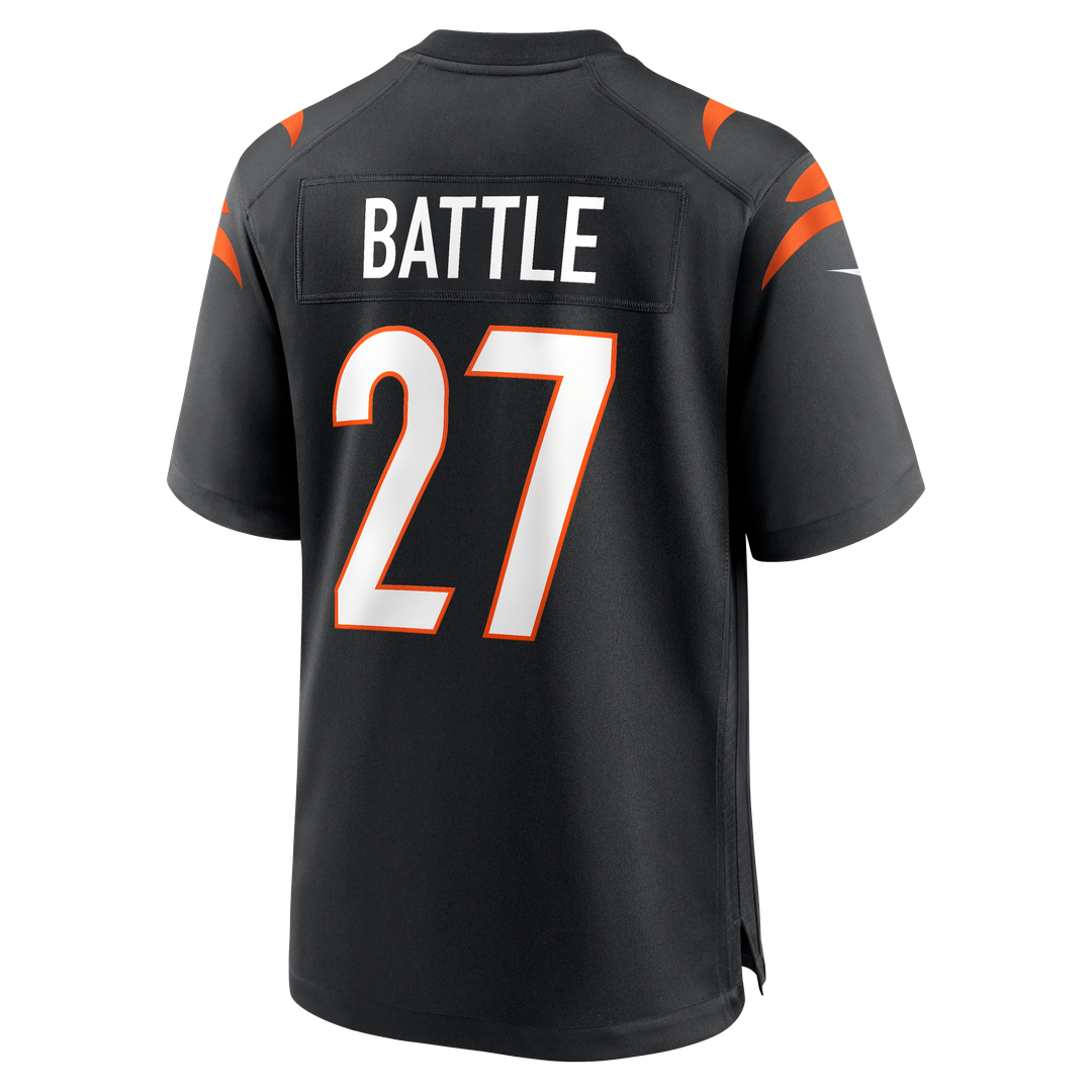 Cincinnati Bengals Jordan Battle Nike Team Game Jersey - Black