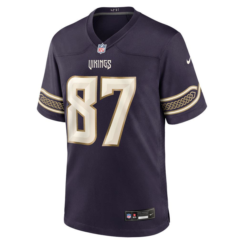 Minnesota Vikings T.J. Hockenson Nike 2026 Rivalries Collection Game Jersey - Purple