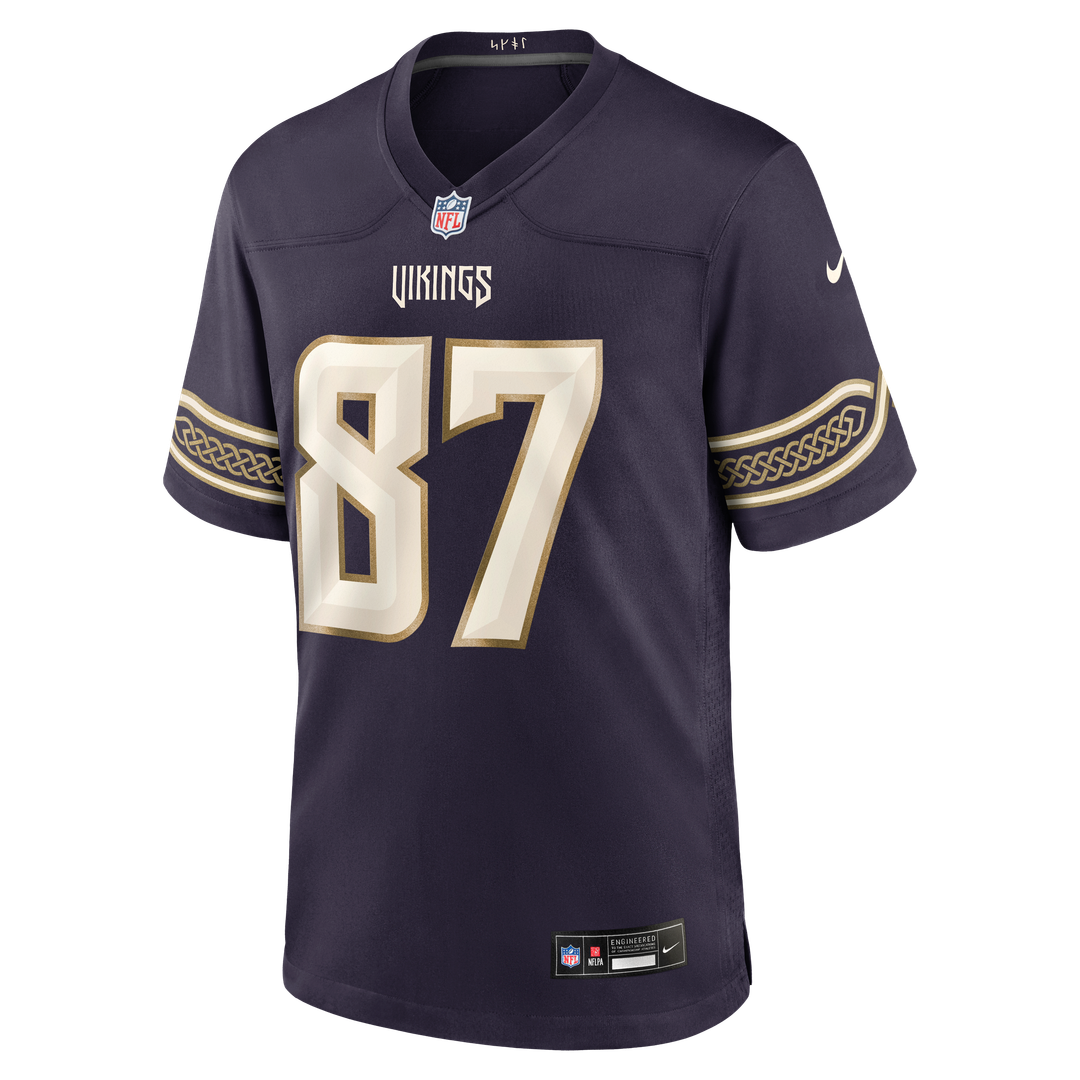 Minnesota Vikings T.J. Hockenson Nike 2026 Rivalries Collection Game Jersey - Purple
