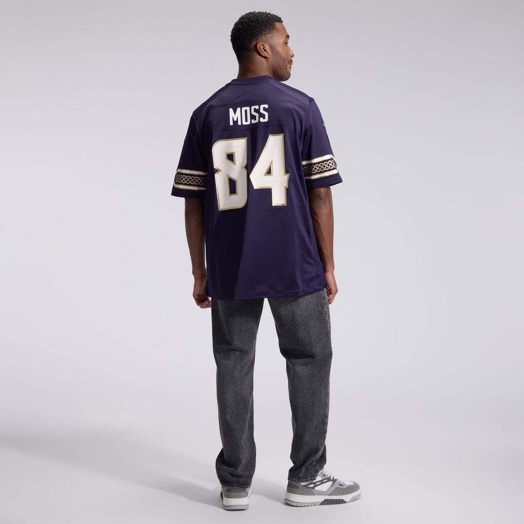Minnesota Vikings Randy Moss Nike 2026 Rivalries Collection Game Jersey - Purple