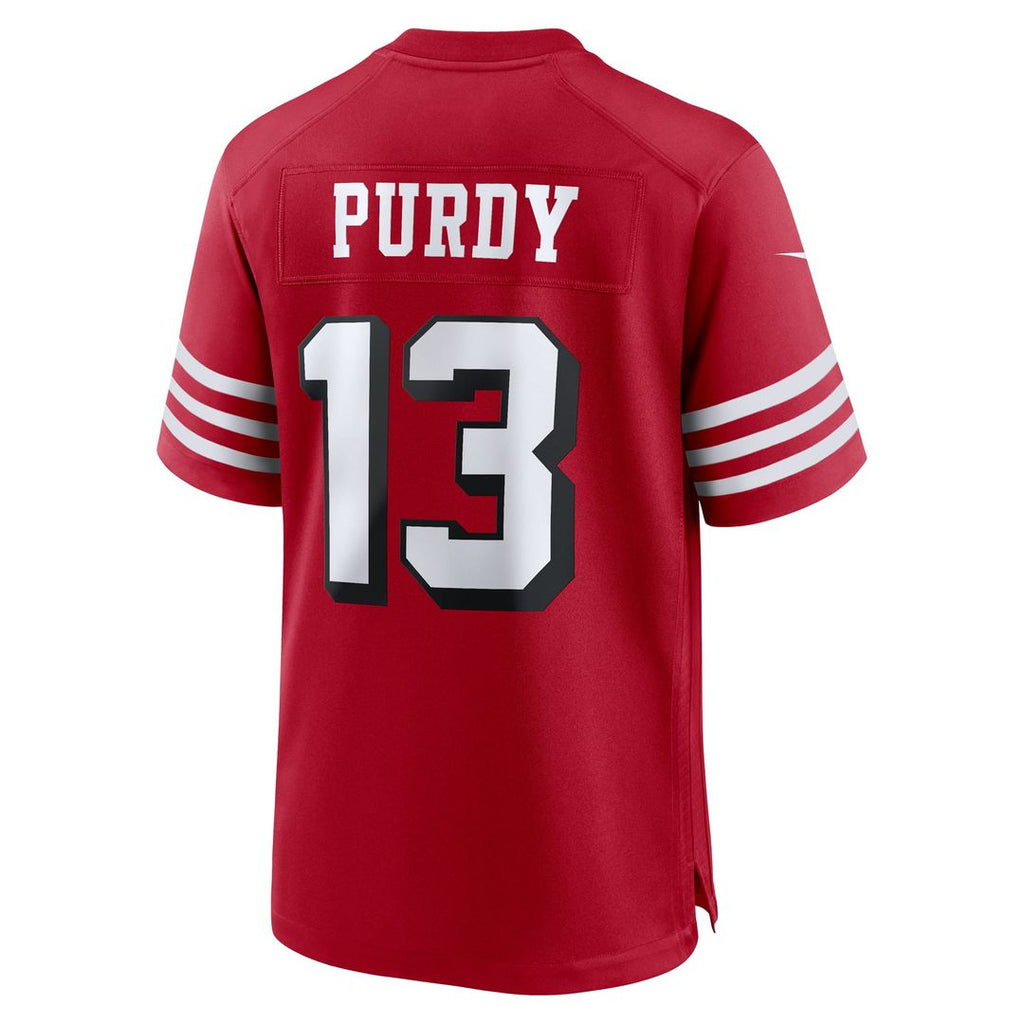 Men San Francisco 49ers Brock Purdy Nike Alternate Game Player Jersey - Scarlet