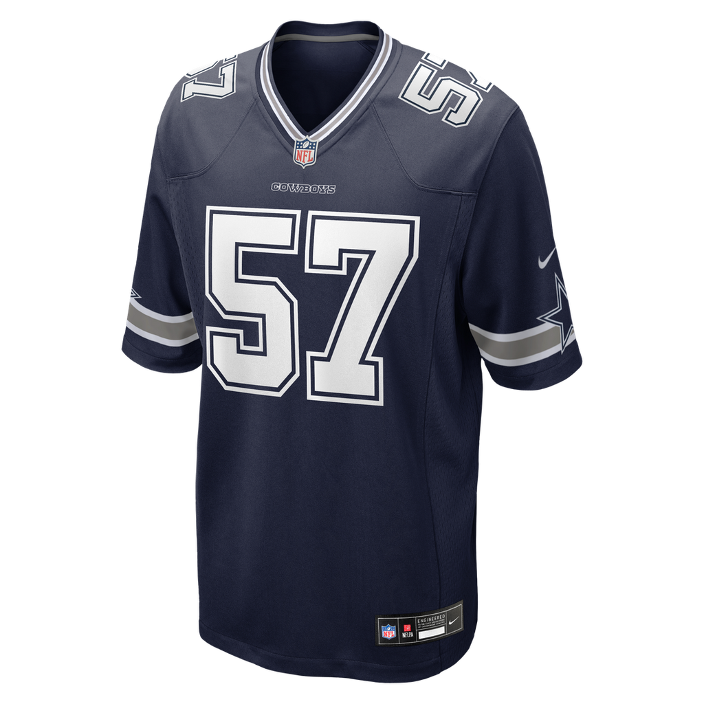 Dallas Cowboys Malachi Lawrence Nike Team Game Jersey - Navy