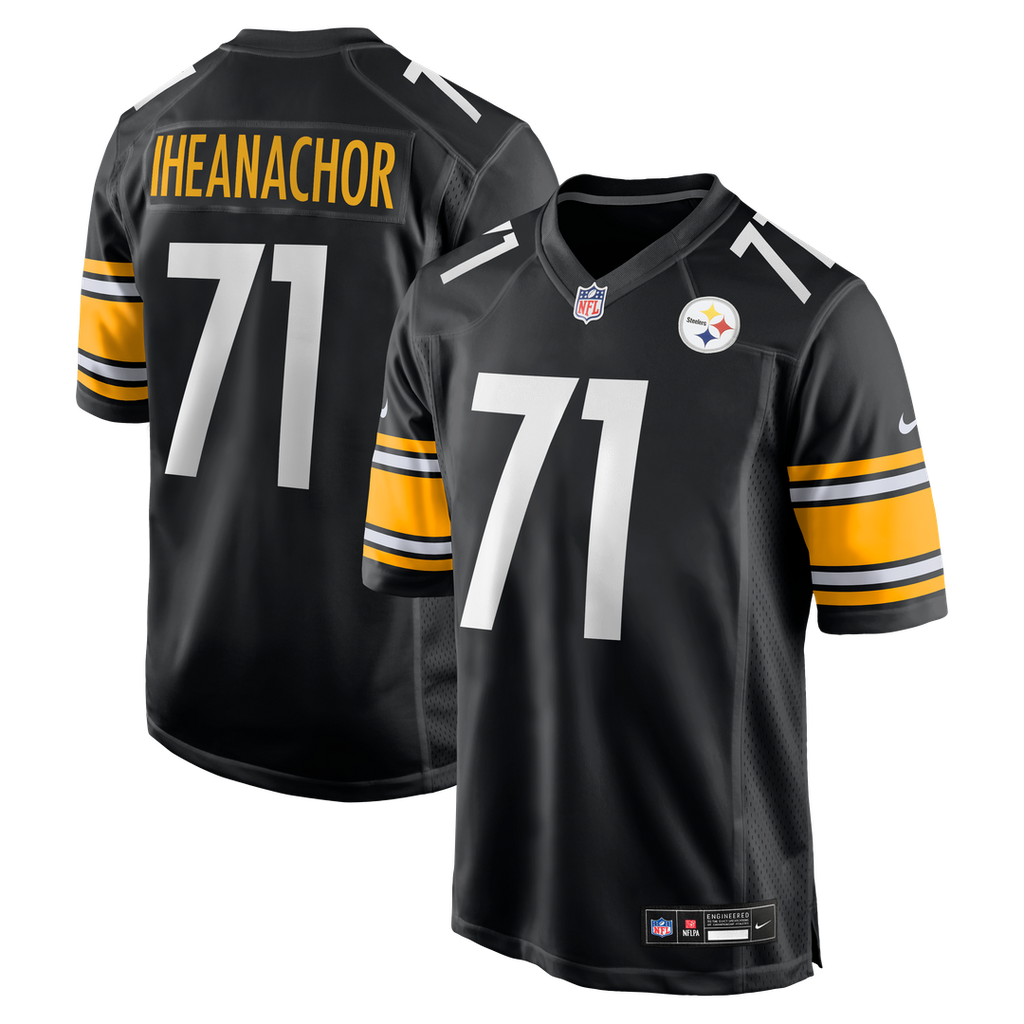 Pittsburgh Steelers Max Iheanachor Nike Team Game Jersey - Black