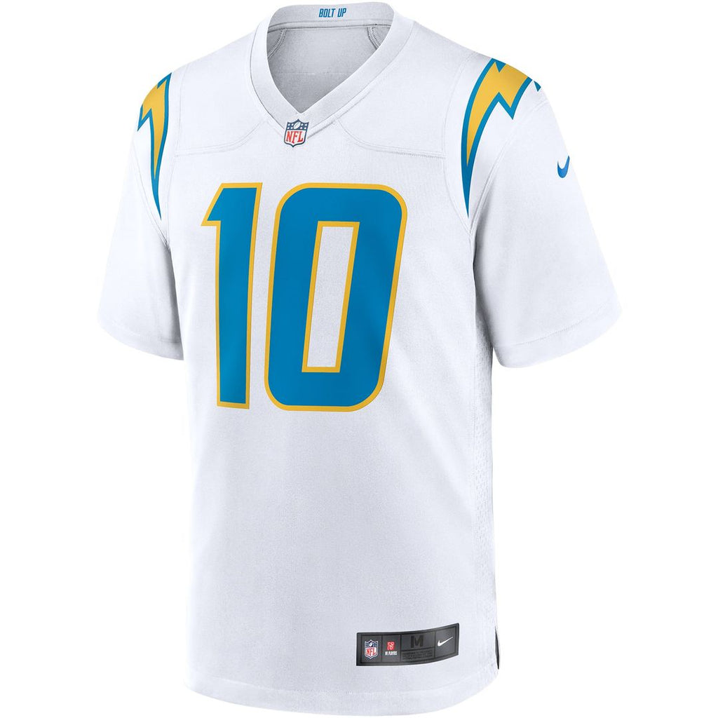 Los Angeles Chargers Justin Herbert Nike Game Jersey - White